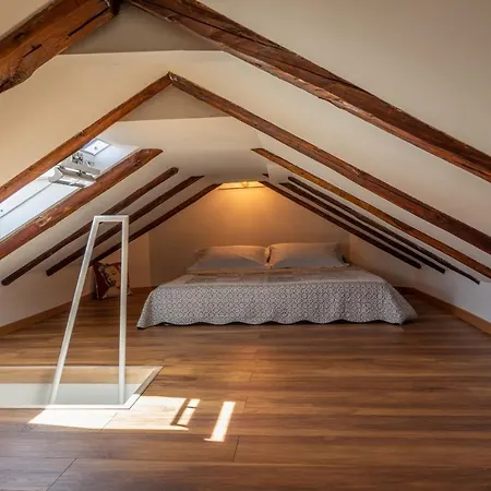 Apartment Cool Attic W Gallery In The Heart Of *